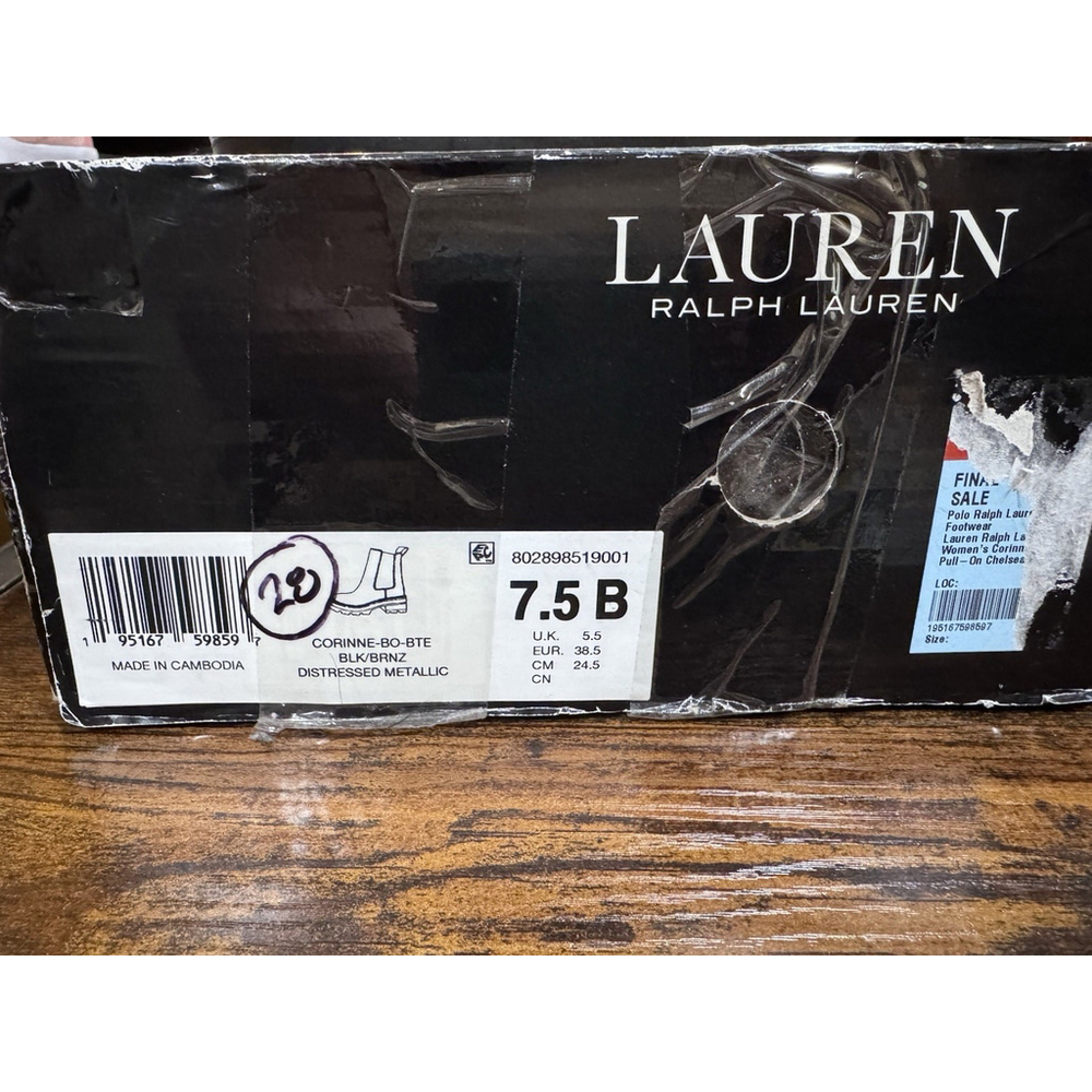 Lauren Ralph Lauren Corinne Bootie 7.5B NIB - Picture 10 of 11